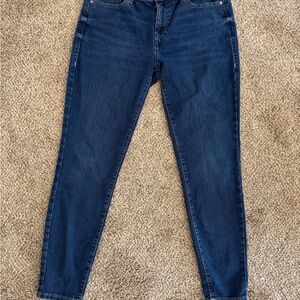 True Religion Jeans Womens Size 31 Jennie Curvy Mid Rise Super Skinny